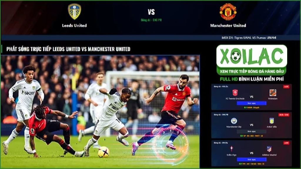 Website Xoilac TV cung cấp đầy đủ lịch thi đấu các giải bóng đá chuyên nghiệp trong và ngoài nước 24/7